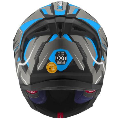 Imagem de Capacete Stealth Hawk Moto Fechado Feminino Masculino Pro Tork Proteção Segurança