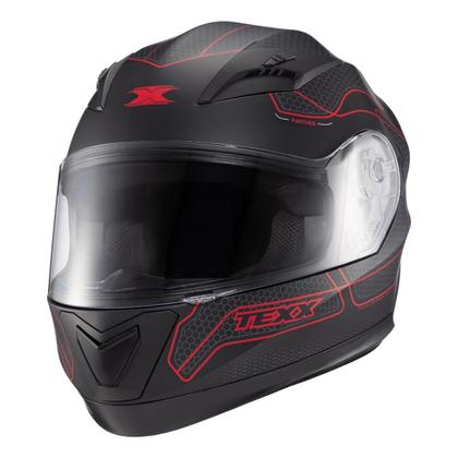 Imagem de Capacete Strike Panther Vermelho Fosco 58 - Texx