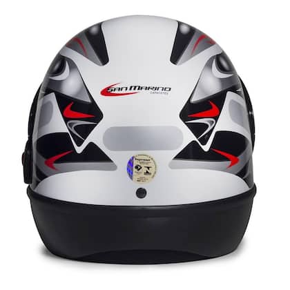 Imagem de Capacete Taurus San Marino Grafic Branco tamanho 62