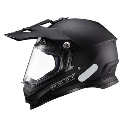 Imagem de Capacete Texx Cross Carcara  Solido Pret 62