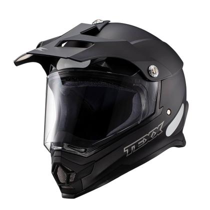 Imagem de Capacete Texx Cross Carcara  Solido Pret 62