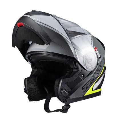 Imagem de Capacete Texx Esc Gladiator V3 Makan Cinza Verde 56