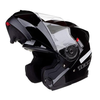 Imagem de Capacete Texx Escamot Gladiator V3 Preto Brilho Robocop