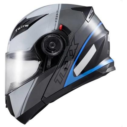 Imagem de Capacete Texx Gladiator V3 Makan Cinza / Azul