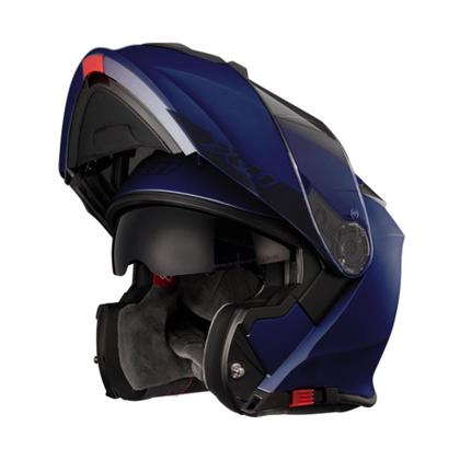 Imagem de Capacete X11 Turner Solides Moto Escamoteável Retrátil Solar