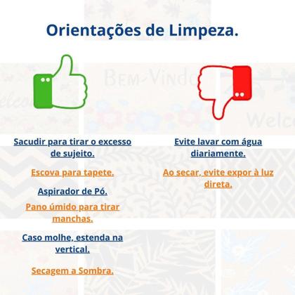 Imagem de Capacho De Porta Tapete Fibra de Coco 60x33 - Mec G