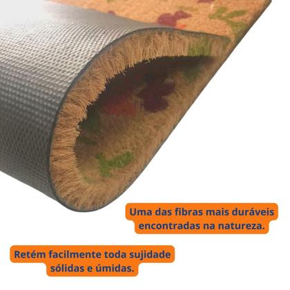 Imagem de Capacho De Porta Tapete Fibra de Coco 60x33 - Mec G