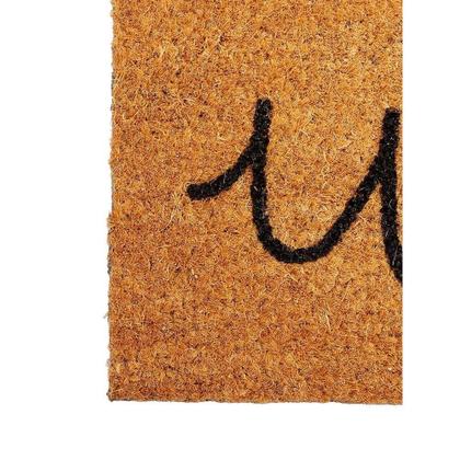 Imagem de Capacho Fibra De Coco Estampado 29 Bege Preto 0,33x0,60m