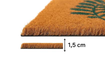 Imagem de Capacho Fibra De Coco Estampado Antiderrapante 30x60cm - Corttex