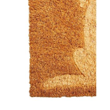 Imagem de Capacho Fibra De Coco Ruby 21 Bege-preto 0,33x0,60m