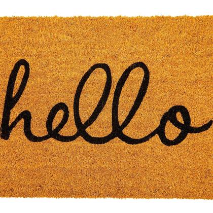 Imagem de Capacho Juvale Hello Coco Coir Fall Welcome 43x76cm