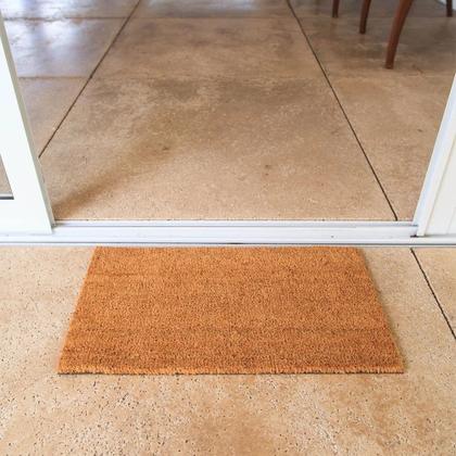 Imagem de Capacho Retangular Fibra De Coco Base PVC 60x33cm - Komeco