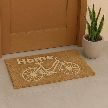 Imagem de Capacho Retangular Fibra De Coco Base PVC 60x33cm - Komeco