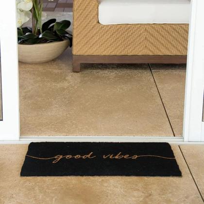 Imagem de Capacho Retangular Fibra De Coco Base PVC 70x33cm - Komeco