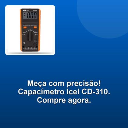Imagem de Capacímetro Digital Icel Cd-310