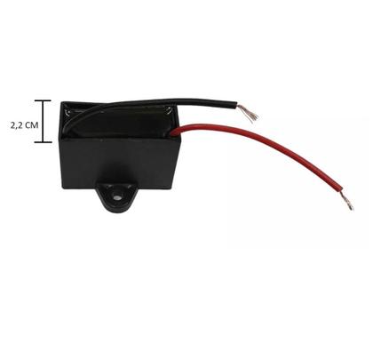 Imagem de Capacitor acv de partida 15uf x 450v - 15 uf x 450vac - cbb61