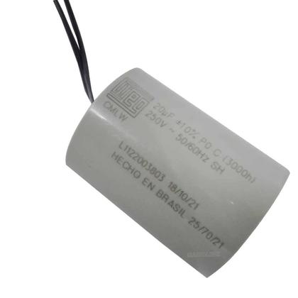 Imagem de Capacitor de Partida Motor Eletrico Portão 20uf 250V