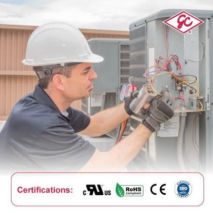 Imagem de Capacitor Globe Capacitores CBB65 Motor Run 55+5uF 370V/440V