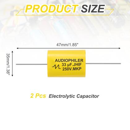 Imagem de Capacitor MECCANIXITY 33uF 250V Divisor de alta frequência x2