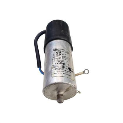Imagem de Capacitor Permanente De Marcha 20uf 450v Alumínio Com Fios