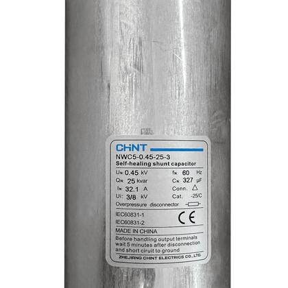 Imagem de Capacitor Shunt Auto-Regenerável Chint NWC5-0.45-25-3(60Hz)