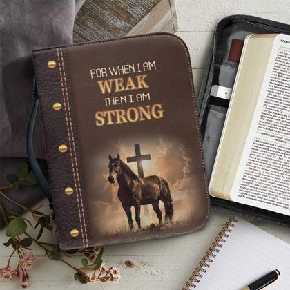 Imagem de Capas bíblicas em couro PU Vefabuboy para homens XL Brown