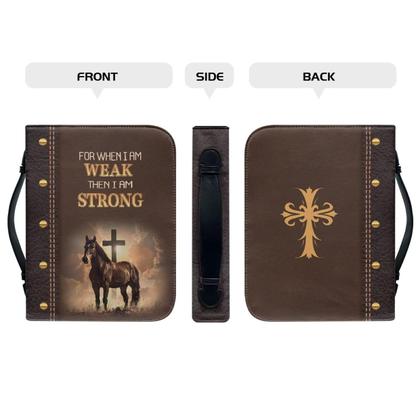 Imagem de Capas bíblicas em couro PU Vefabuboy para homens XL Brown