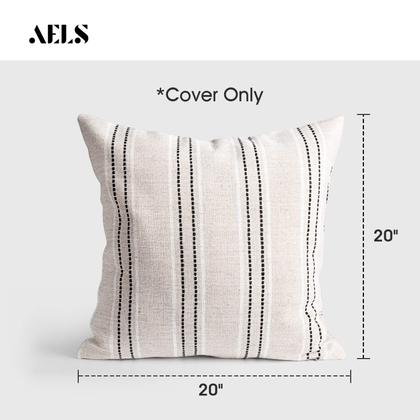 Imagem de Capas de almofada AELS Decorative Farmhouse Linen 20x20cm