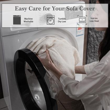 Imagem de Capas de almofada de sofá OHSIO para sofá secional Ivory (1 unidade)