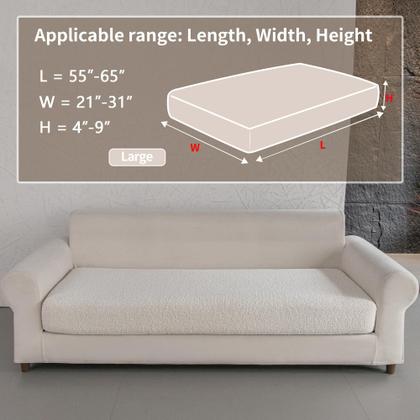 Imagem de Capas de almofada de sofá OHSIO para sofá secional Ivory (1 unidade)