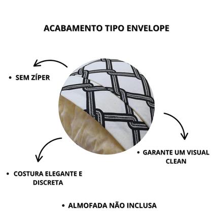 Imagem de Capas de Almofada Impermeáveis Aquablock  Kit com 4 Unidades 45x45