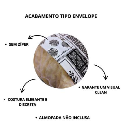 Imagem de Capas de Almofada Impermeáveis Aquablock  Kit com 4 Unidades 45x45