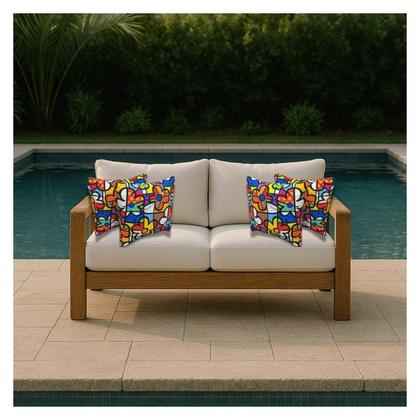 Imagem de Capas de Almofada Impermeáveis Aquablock  Kit com 4 Unidades 45x45