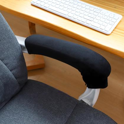 Imagem de Capas de apoio de braço FORCHEER 38 cm, veludo elástico, pretas