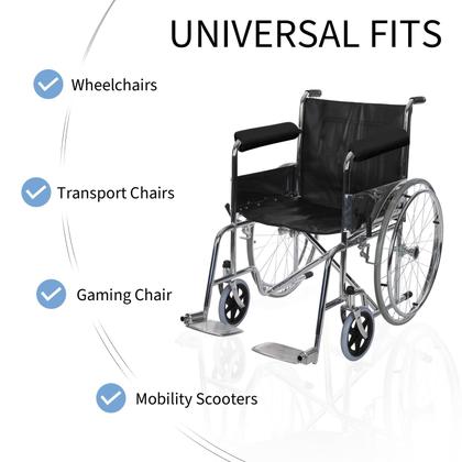 Imagem de Capas de apoio de braço, pacote com 2 unidades de espuma viscoelástica macia para cadeira de rodas