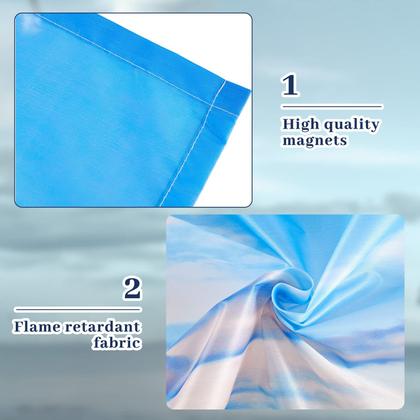 Imagem de Capas de luz fluorescente Patelai, pacote com 8, para sala de aula de 4 x 2 pés