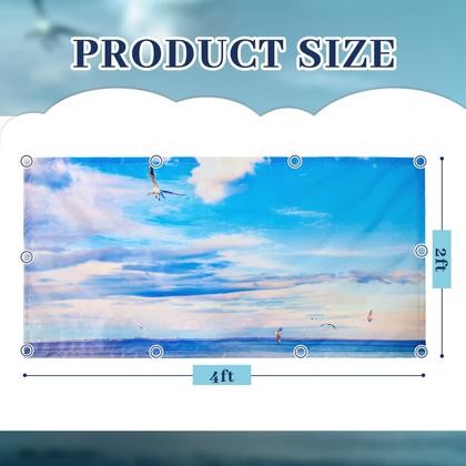 Imagem de Capas de luz fluorescente Patelai, pacote com 8, para sala de aula de 4 x 2 pés