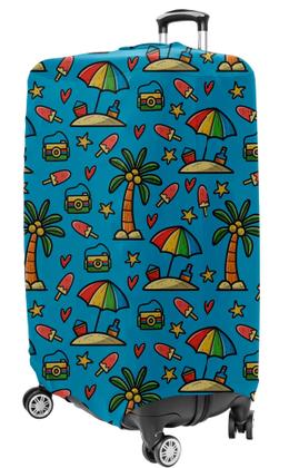 Imagem de Capas de Mala Bagagem para Viagem Protetora Diversas Estampas