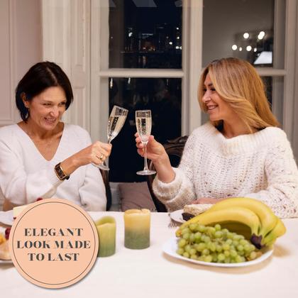 Imagem de Capas de mesa brancas clássicas e elastano elástico de 6 pés (pacote com 2)