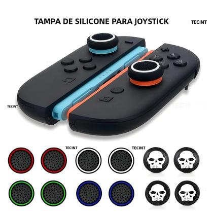 Imagem de Capas De Silicone Para Thumbsticks (4 Peças) Para Controles De PS5, PS4, PS3, Switch, Steam Deck,