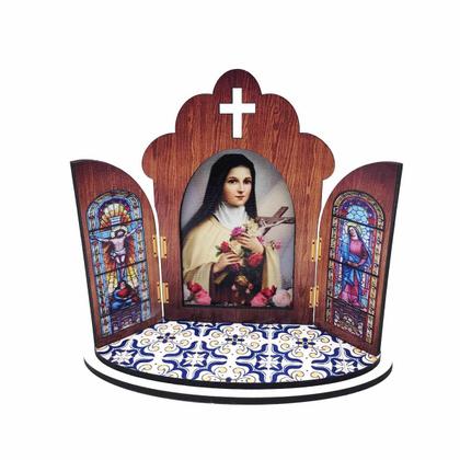 Imagem de Capela Capelinha Portuguesa Em Mdf Santa Terezinha