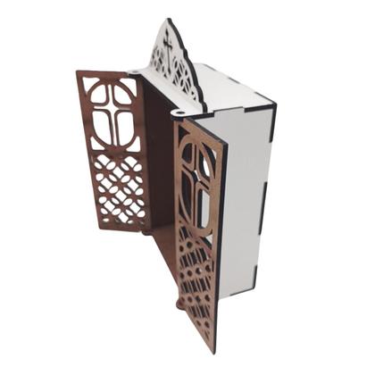 Imagem de Capela Oratório Nossa Senhora Aparecida MDF com Terço e Vela