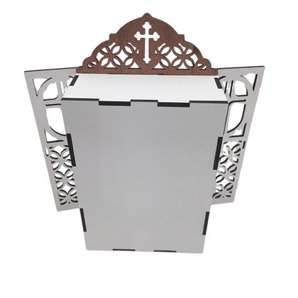 Imagem de Capela Oratório Nossa Senhora Aparecida MDF com Terço e Vela