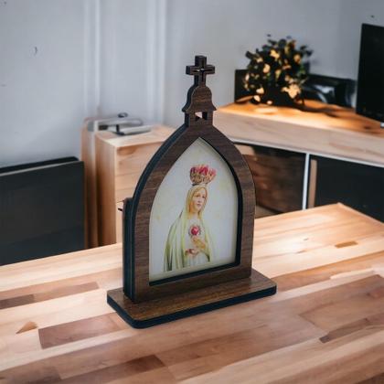Imagem de Capelinha Nossa Senhora de Fátima com Porta Intenção