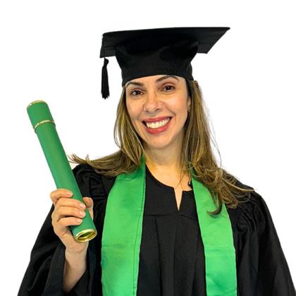 Imagem de Capelo e Canudo para Formatura Kit 10