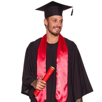 Imagem de Capelo e Canudo para Formatura Kit 10