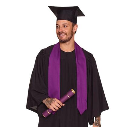 Imagem de Capelo e Canudo para Formatura Kit 10