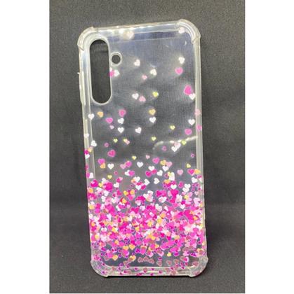 Imagem de Capinha Anti Choque Chuva de Coração Para Samsung Galaxy A15