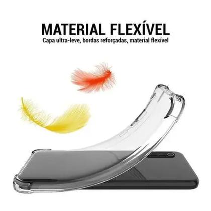Imagem de Capinha Antichoque Silicone Transparente Compatível com Iphone 15 Pro