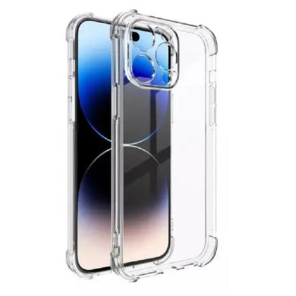 Imagem de Capinha Antichoque Silicone Transparente Compatível com Iphone 15 Pro